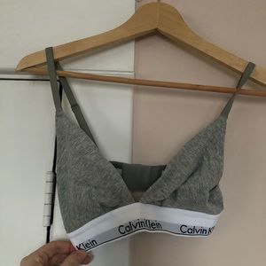 Calvin Klein grey bra
